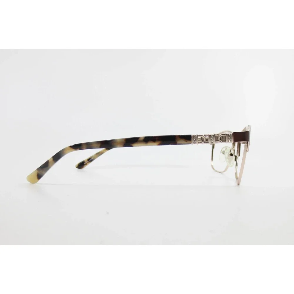 Chelsea Morgan CM 8005 BR/G Brown Tortoise Eyeglass Frames 53-16-135 Womens